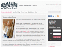 Tablet Screenshot of motherofalllandlords.com